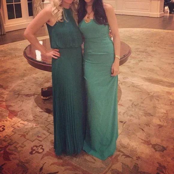 Emerald Green Grecian Goddess Dress